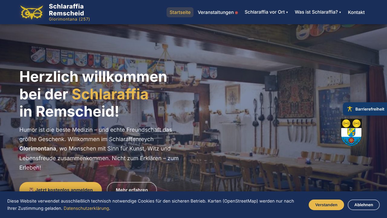 Entwurf der Uhunetz-Seite Remscheid (Glorimontana)