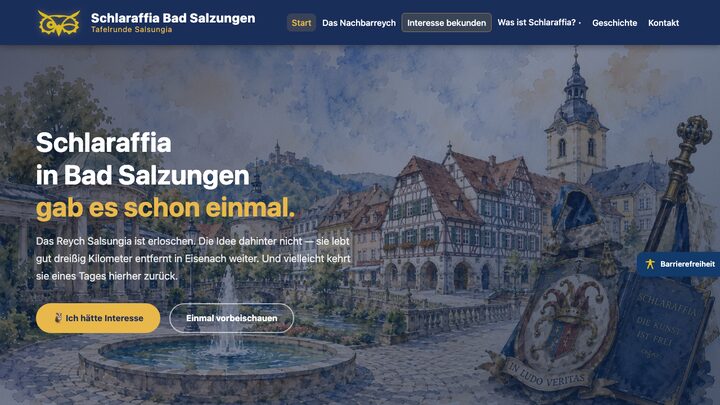 Startseite der Gedenkseite Bad Salzungen