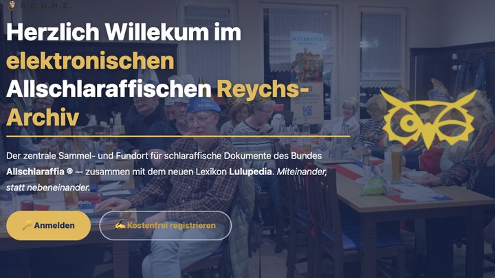 Startseite eARA &ndash; Elektronisches Allschlaraffisches Reychs-Archiv