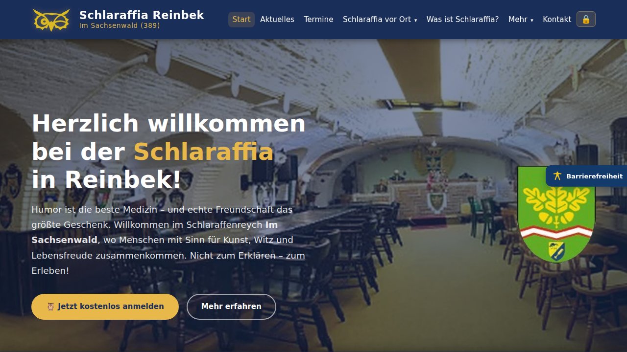 Startseite der Uhunetz-Seite Reinbek