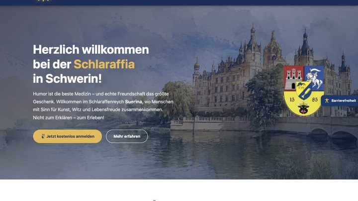 Startseite der Uhunetz-Seite Suerina